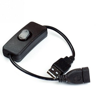 公對母 USB 電纜,帶開關,用於 LED 燈條電源線 2A