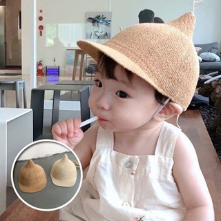 嬰兒帽子夏季薄款韓國寶寶鴨舌帽 男女可愛遮陽防晒小草帽