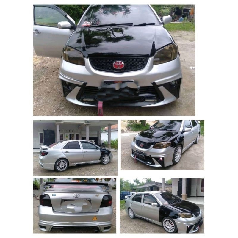 Bodykit vios 2003 2004 2005 heykers 模型材料 frp1 材料僅 grt sl34