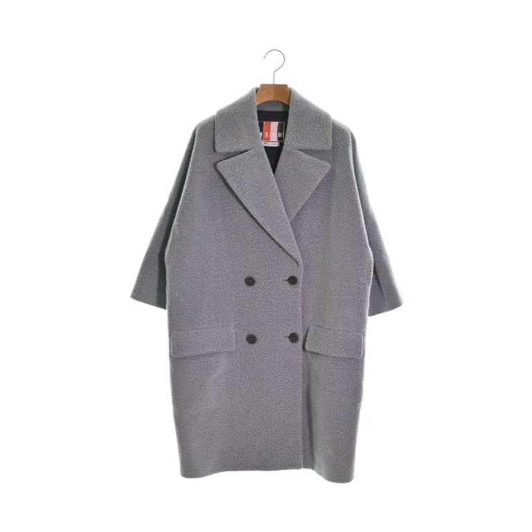 MSGM徹斯特大衣外套灰色 星型 女裝 日本直送 二手