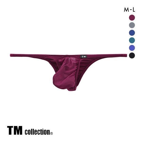 TM collection男士內褲日本制柔軟透氣性感透膚細帶低腰三角內褲(48325888)(日本直郵)1