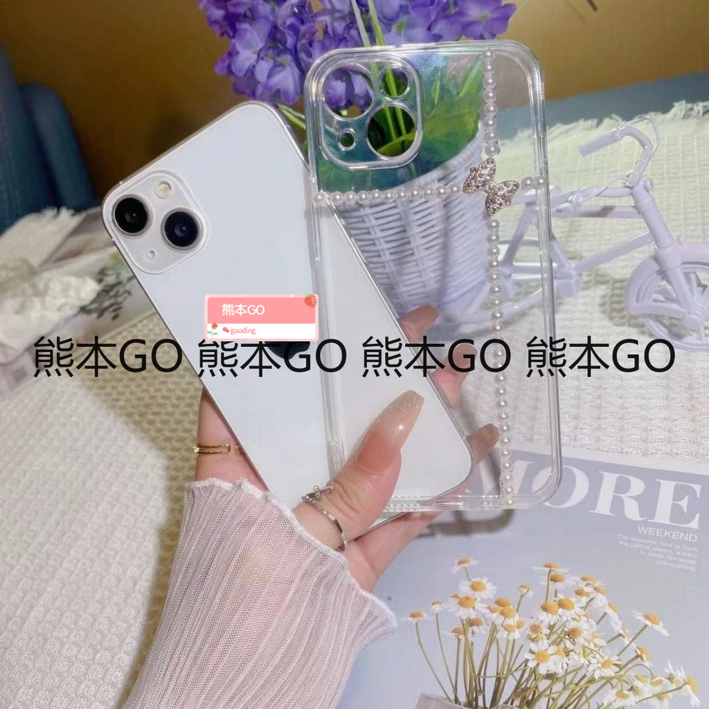 LG G8 G8X K41 K41S K51 K51S K61 K61S 手機殼 輕奢 珍珠 透明全包 水鑽 熊本GO