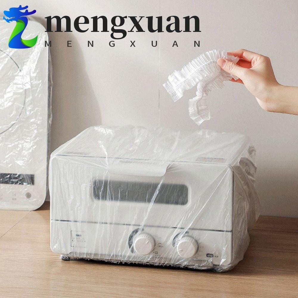 MENGXUAN10Pcs電器蓋,抗蟑螂透明家具塑料蓋,通用防塵大型防油一次性塑料包裝烤箱