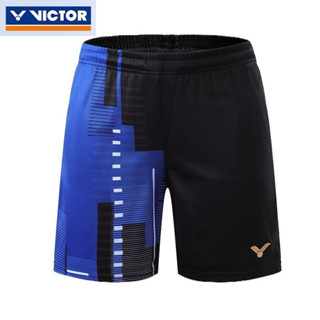 Victor夏季新款羽毛球網球運動短褲男女跑步健身透氣速乾短褲