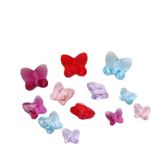 宏雲Hongyun-tc- (10pcs)高品質水晶5754手工diy飾品配件6mm8mm蝴蝶散珠手鏈項鍊串珠資料