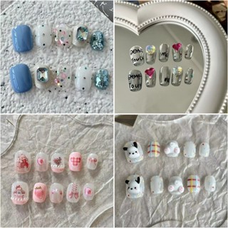 💖純手工💖 穿戴甲 指甲貼片 美甲貼片 手工穿戴甲 甲片 假指甲 指甲貼 美甲貼 光療甲 可愛風 帕恰狗 卡通 瑪卡巴卡