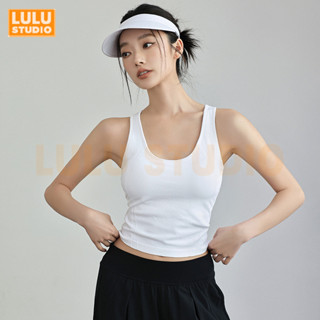 LULU【健身文胸】高強度 瑜伽服 工字美背 運動背心女 防震聚攏 跑步速幹 收副乳內衣 lulu 瑜珈服 皮拉提斯
