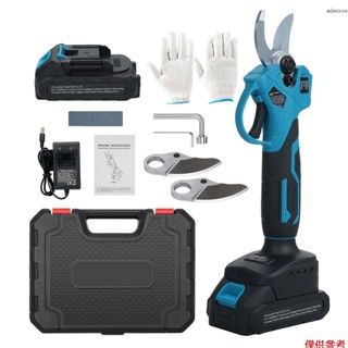 20V電動修枝剪 30mm(1.2 英寸)剪下直徑 無線樹枝修剪器 帶 2*2.0Ah可充電電池和充電器+1*磨石+2*
