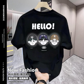 100%純棉 上衣短袖 T恤男士 潮牌圓領印花 情侶裝 潮牌 時尚字母 女生T恤 短袖 韓ins 女生上衣 短t情侶款