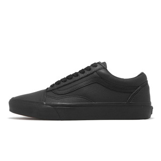 Vans 休閒鞋 Old Skool 男鞋 女鞋 黑 皮革 經典 全黑 板鞋 [ACS] VN0003Z6L3A