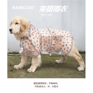 現貨 TPU狗狗雨衣 寵物雨衣 大型犬衣服 中型犬衣服 反光 戶外金毛衣服 狗用雨衣 寵物用品