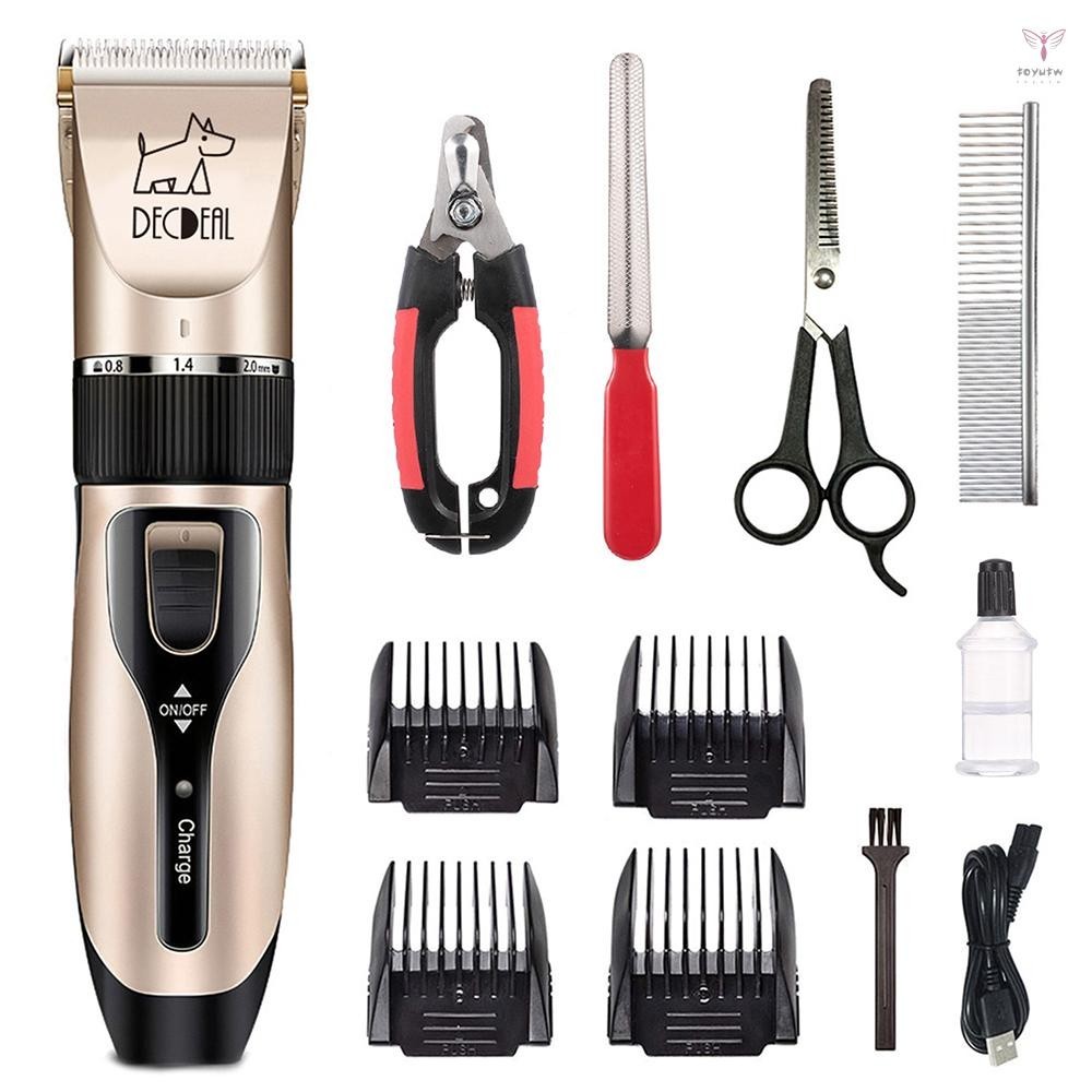 Decdeal Pets Dog Cat Electric Clipper Dog Grooming Kit 狗修剪器適