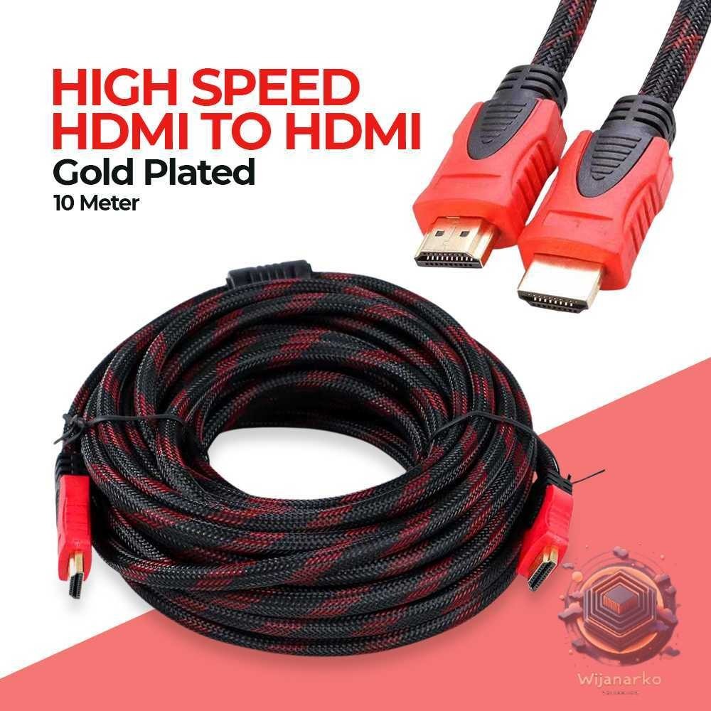 高速 HDMI 轉 HDMI 線 OD7.3mm 鍍金 1080P 10M HYX