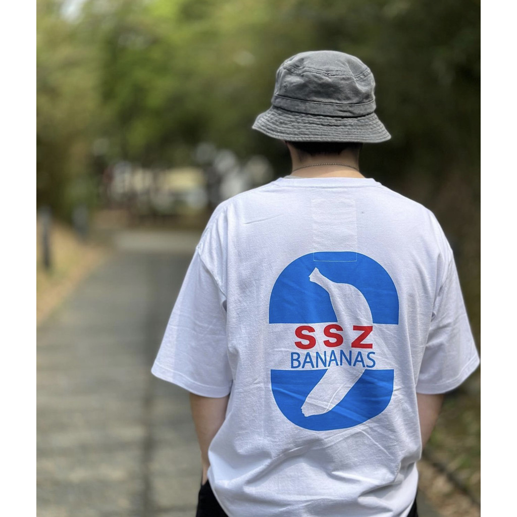 Beans SSZ 台灣獨家 BlLL COLLECTON 香蕉主題印花寬鬆短袖T恤