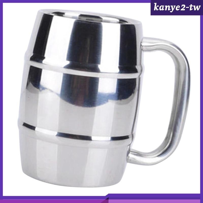 [KY] 300/550ml不銹鋼啤酒杯雙層飲用茶杯