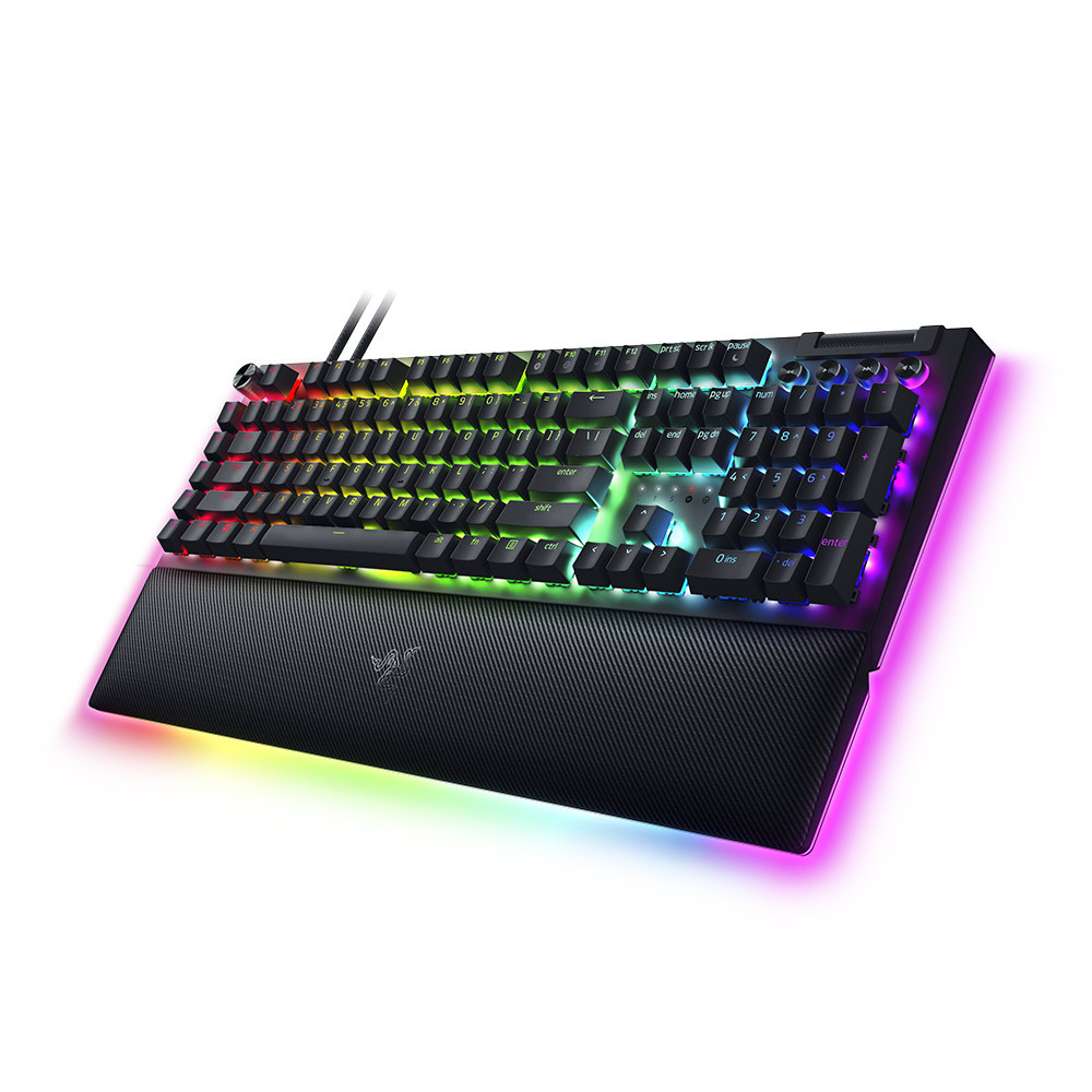 【Razer 雷蛇】V4 Pro 黑寡婦蜘蛛幻彩版鍵盤 黃軸/中文