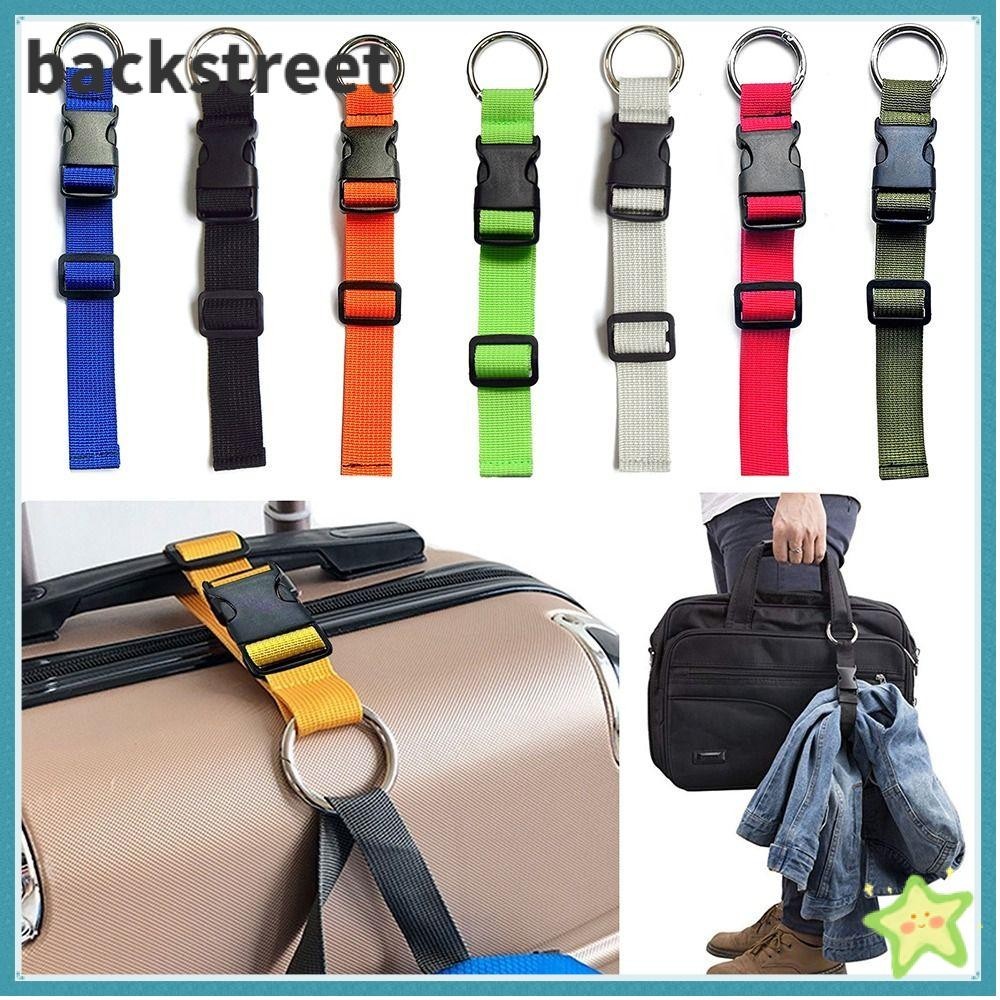 BACKSTREET手提箱皮帶,防盜防滑行李帶,便攜式多功能懸掛行李箱掛件戶外