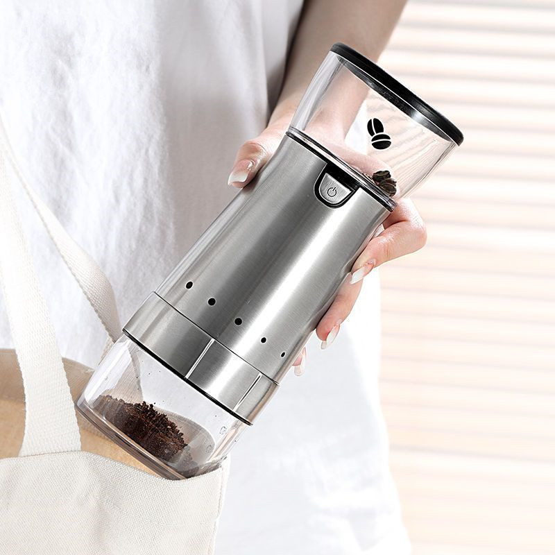電動磨豆機咖啡豆研磨機全自動手磨手動研磨器傢用小咖啡機