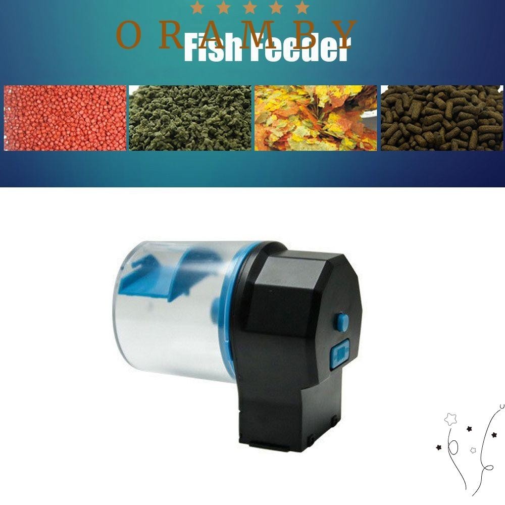 ORAMBEAUTY魚食餵食器新的寵物產品可調電子定時器