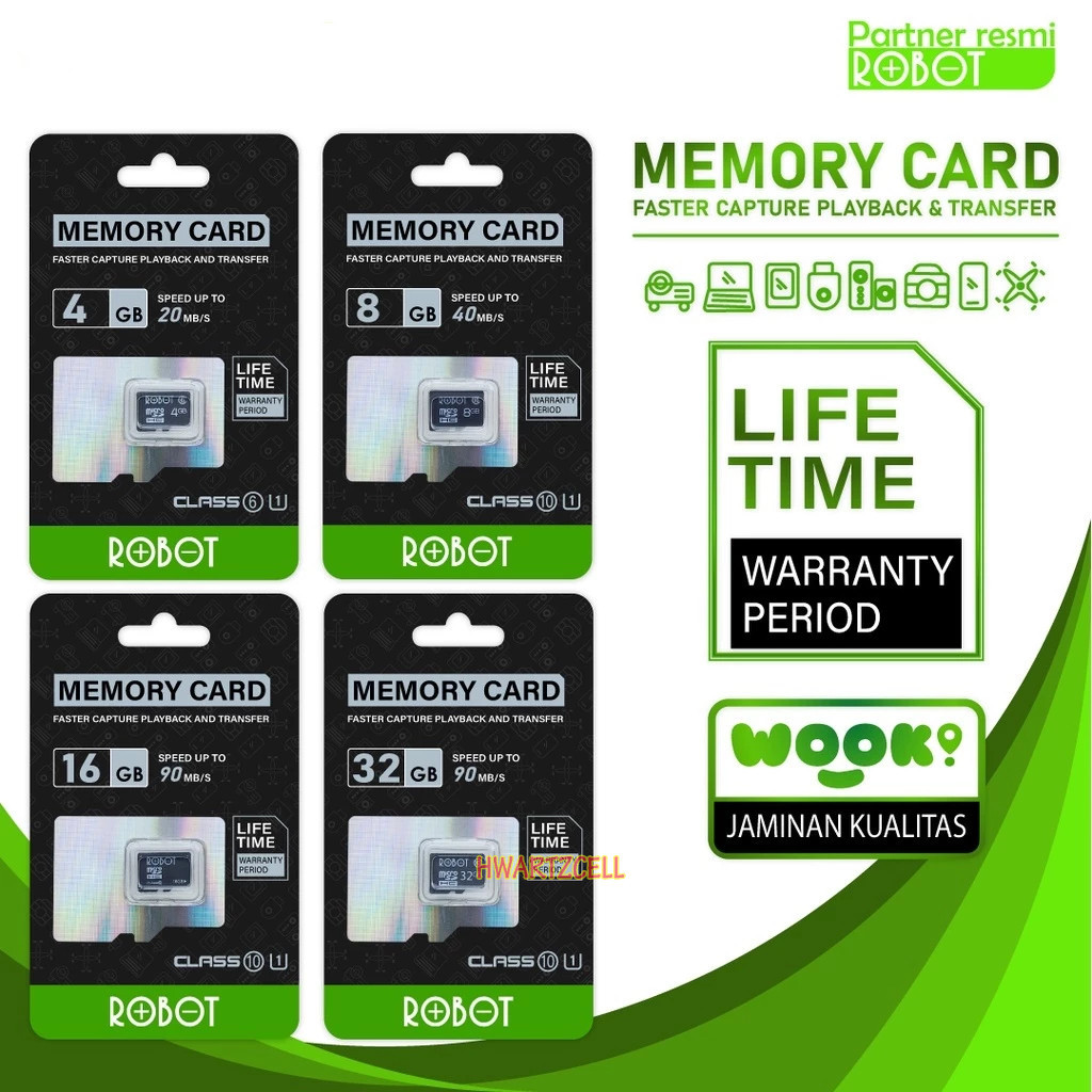 Mmc 機器人存儲卡 4GB 8GB 16GB 32GB MICRO SD 原裝 100 帶官方保修