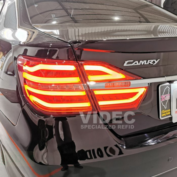 威德汽車 HID TOYOTA 豐田 CAMRY 7.5代 光導 尾燈 光柱 方向燈 跑馬 LED 尾燈