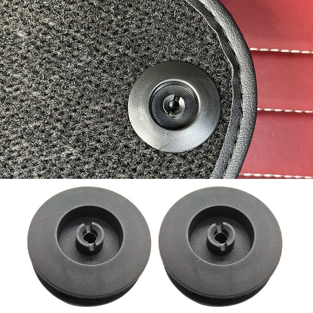 FERRARI 現貨❤ 2 個汽車地板墊緊固件支架配件夾適用於瑪莎拉蒂 Ghibli 適用於法拉利
