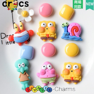 ✨臺灣發貨✨ 新款crocs 鞋釦 洞洞鞋鞋釦 立體可愛海綿寶寶系列鞋釦 洞洞鞋配件 cross鞋釦 洞洞鞋配飾鞋花