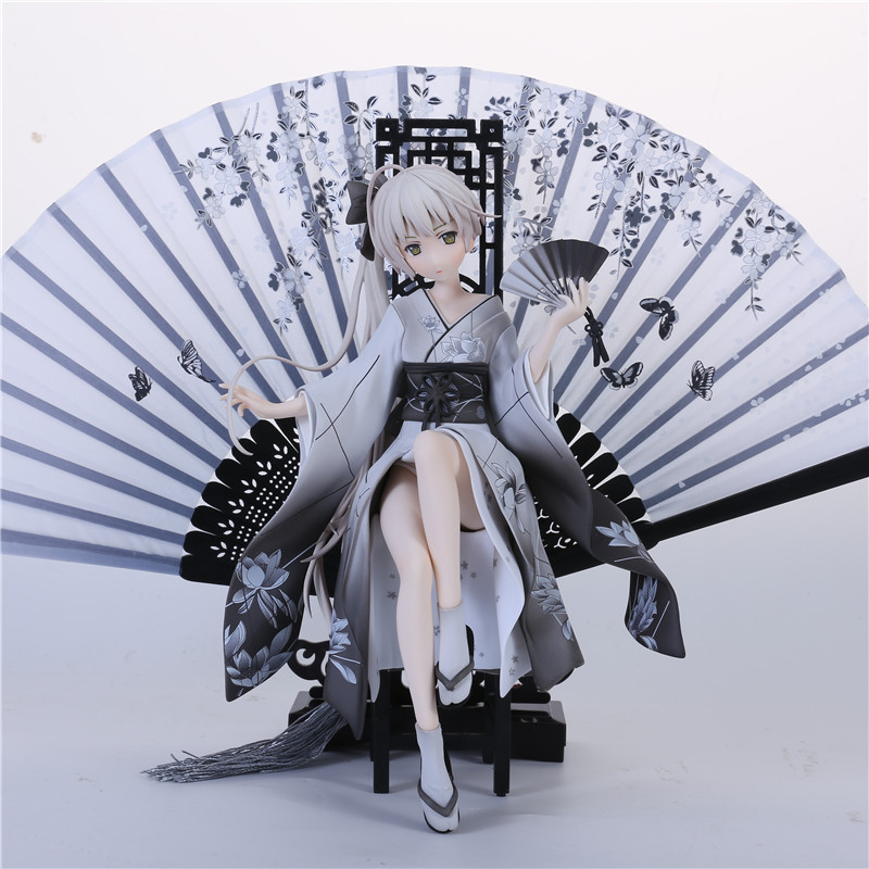 【日版】《緣之空》穹妹和服手办 春日野穹Q版盲盒限定 搭配車載擺件+宅桌藝術品 1/6模型
