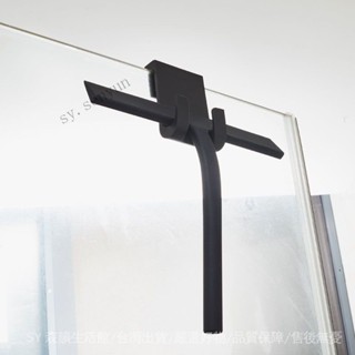 ✨免運特價#矽膠一體浴室擦玻璃颳水器傢用清潔器 清潔擦窗器 玻璃刷颳子黑色#SY 森韻