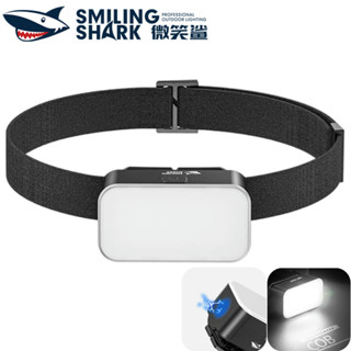 微笑鯊正品 TD0219 LED 頭燈 4檔位 COB磁吸工作燈 Type-c充電 釣魚頭燈 紅光警示燈 防水戶外 露營