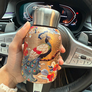 ✨新品優惠✨小胖丁保溫杯戶外便攜提環口袋杯車載隨手杯咖啡杯