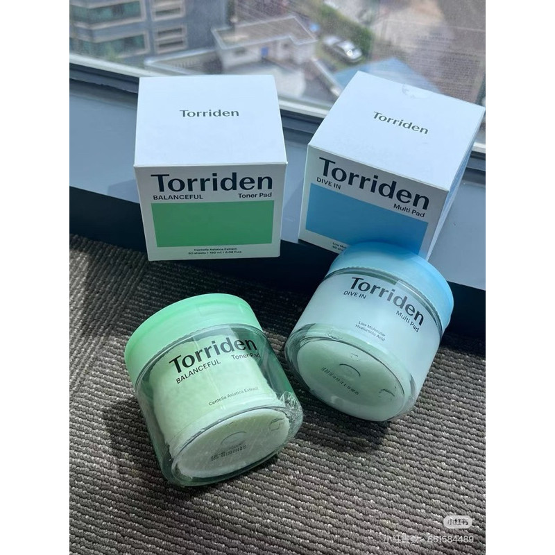 新品✨Torriden桃瑞丹玻尿痠 / 積雪草棉片濕敷棉片