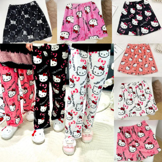 三麗鷗 Sanrio Hello Kitty 夏季短褲 - Y2K Kawaii 女士休閒睡褲