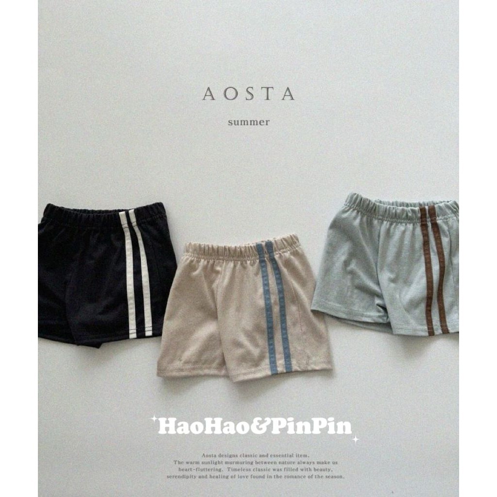🇰🇷【AOSTA家】側線條鬆緊短褲