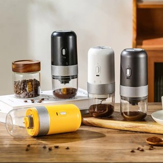 電動咖啡豆研磨機 USB 充電迷你咖啡豆研磨機研磨機濃縮咖啡香料研磨機廚房用