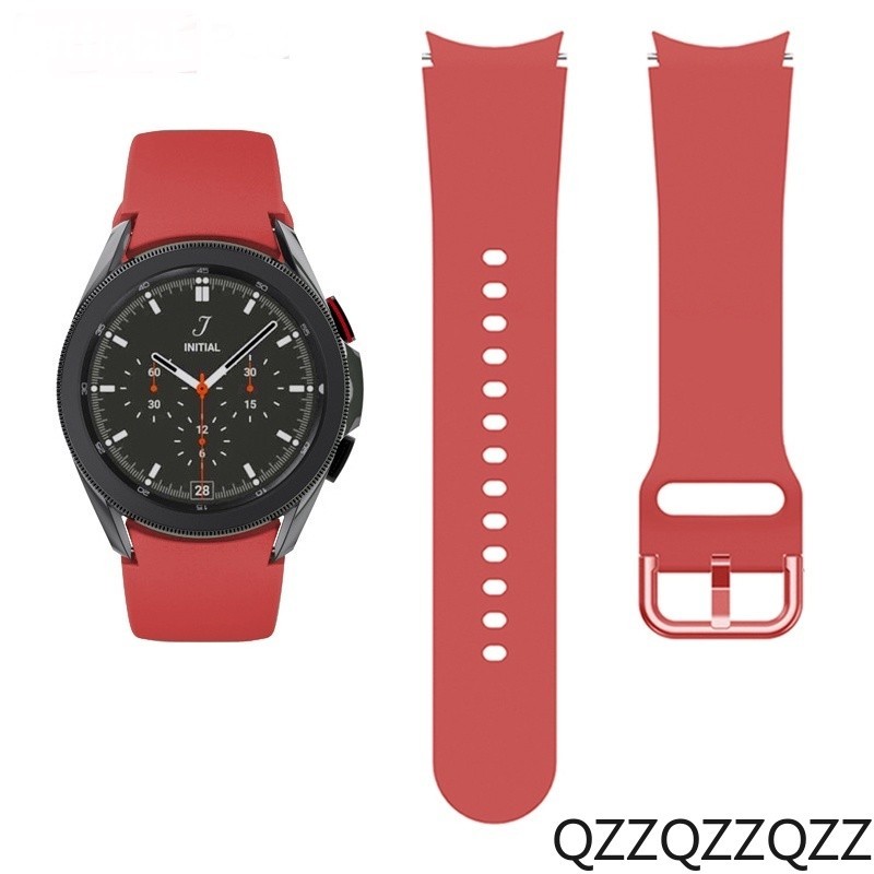 20mm錶帶適用於三星Galaxy Watch 4經典46mm/42mm Galaxy4代 44mm/40mm軟矽膠錶帶