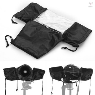 適用於佳能數碼單反相機的標準相機防水防雨罩袖保護雨衣黑色