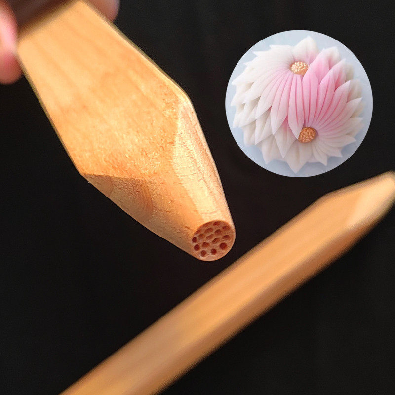 和果子教學工具 日本和果子工具 菊心三角棒 專用 工具 和菓子練切模具 和菓子工具套裝