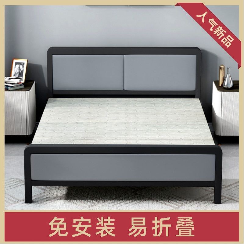 【免運】摺疊床午休床木板床簡易床鐵架單人雙人臥室硬板家用成人經濟型 BVAA