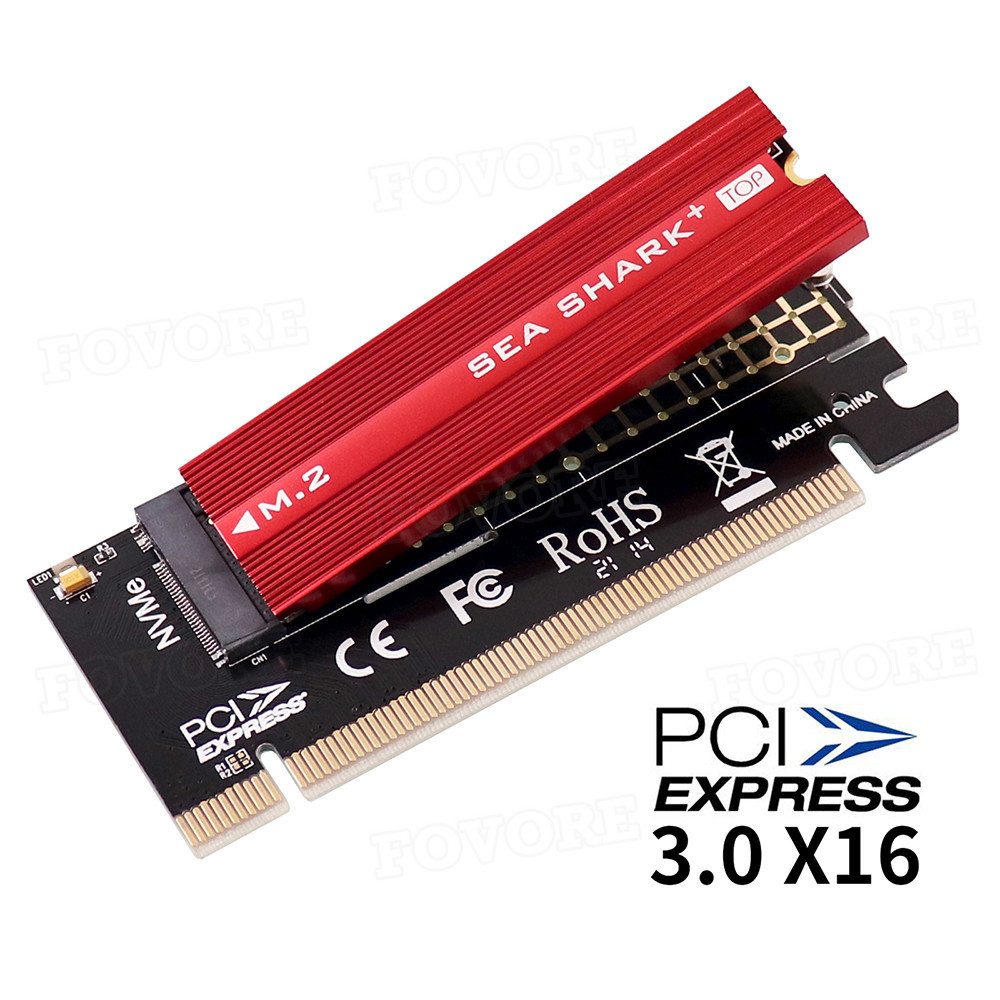 Nvme M2 M.2 M Key SSD 到 PCIe PCI-e 轉換器適配器卡附加卡用於 2230 2242 22