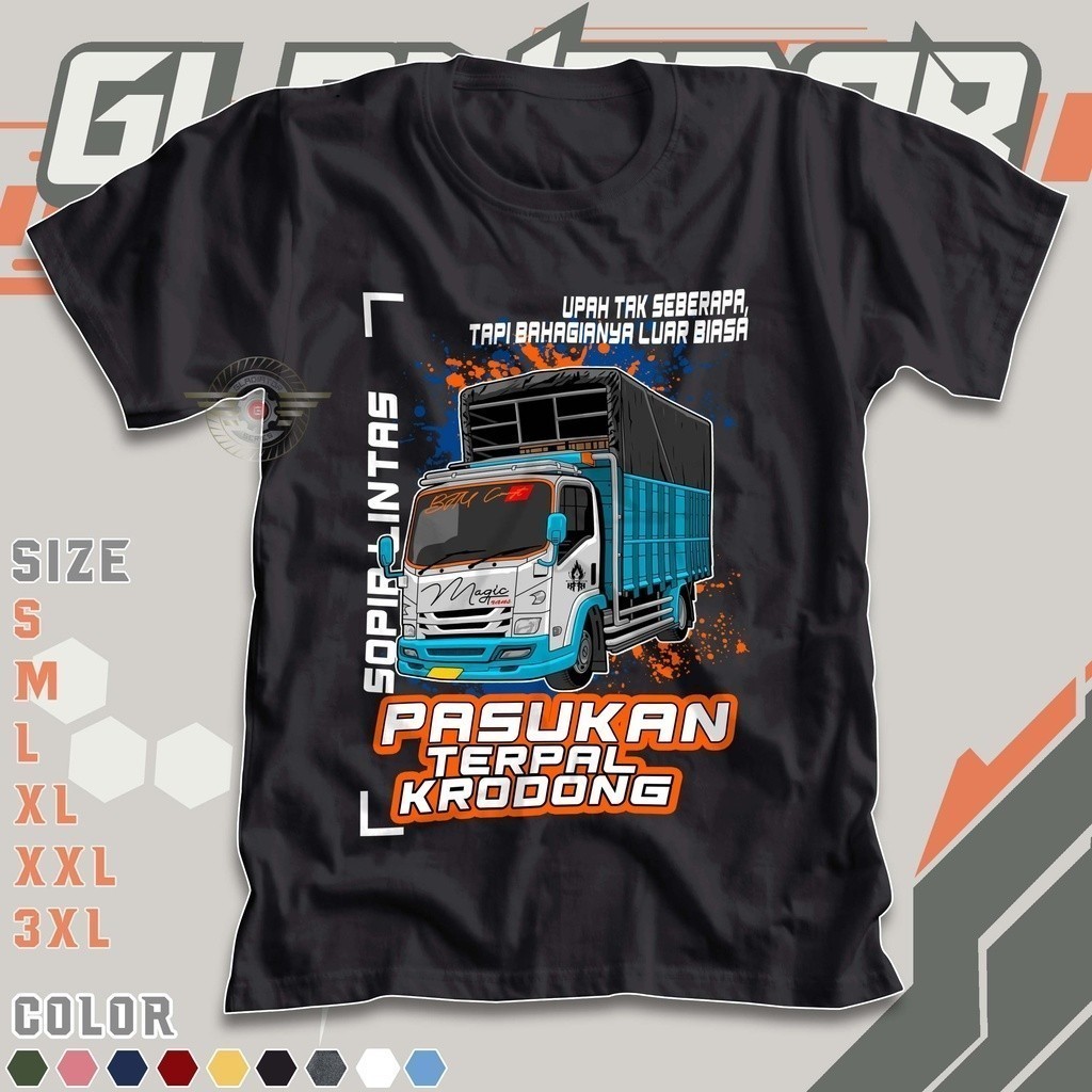 2024 時尚 Cross Troops 卡車司機 T 恤 Krodong Taper Rebecca 系列滾子卡車襯衫