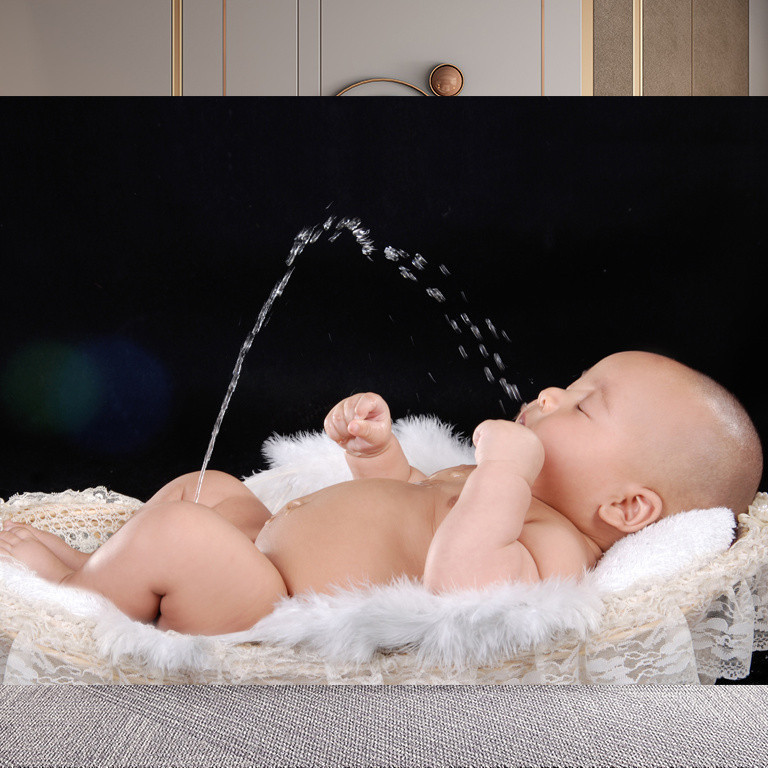 暢銷懷孕生兒子胎娃娃海報男嬰兒雙胞胎寶寶圖片牆貼孕婦臥室畫兒童