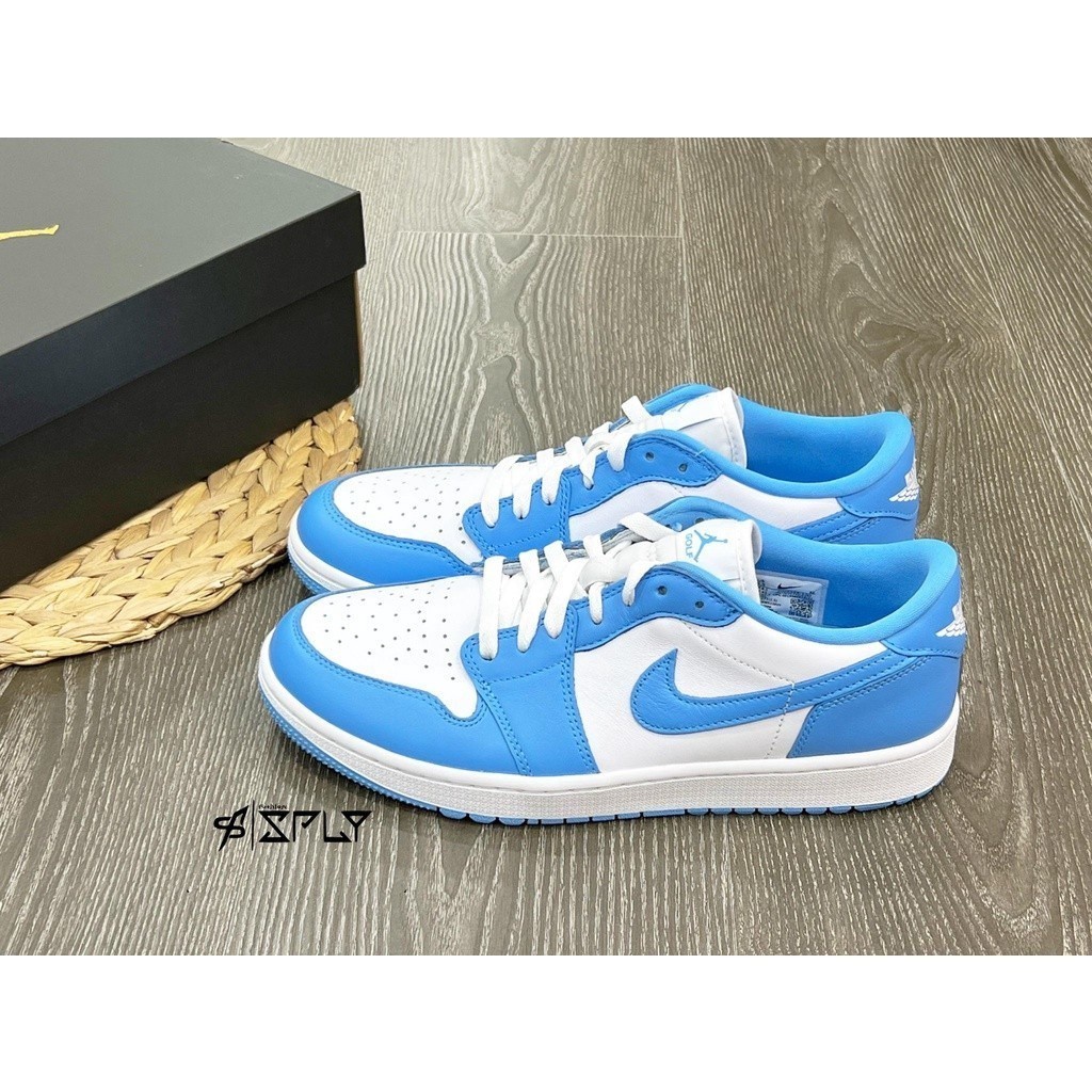 實拍特價 Air Jordan 1 low UNC 北卡羅來納高爾夫藍 DD9315-100