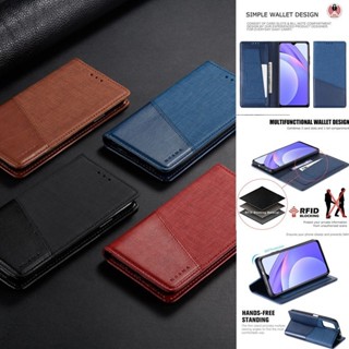 小米手機掀蓋對吸拼接皮套 小米POCO M3 紅米9T Note10 Pro Max Note10S 5G 翻蓋保護殼