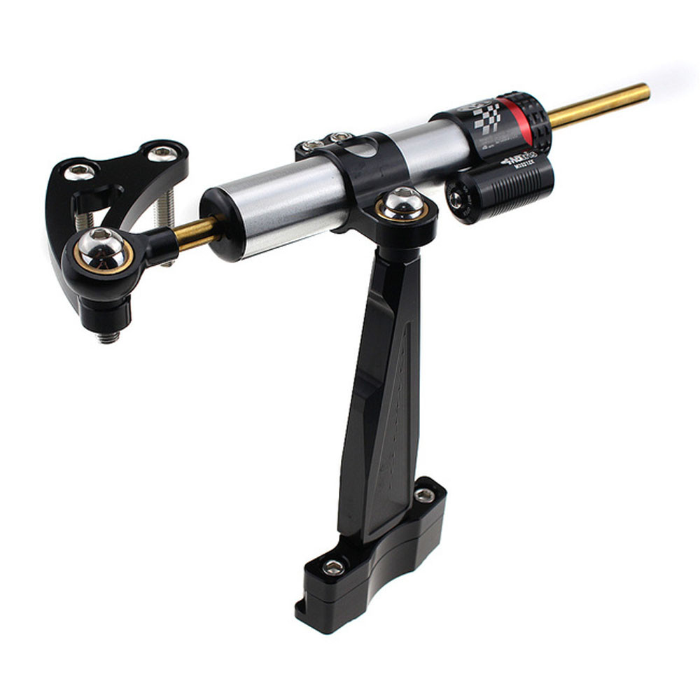 【台灣出貨】適用於本田CB650F 15-19改裝鈦尺方向阻尼器車把防甩頭緩衝器固定