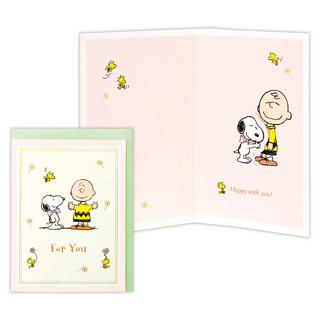 美國 Hallmark 萬用卡/ 史努比/ 與查理擁抱 eslite誠品