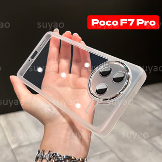 XIAOMI 適用於小米 Poco F7 Pro Ultra 2025 手機殼方形外殼 PocoF7Pro PocoF7