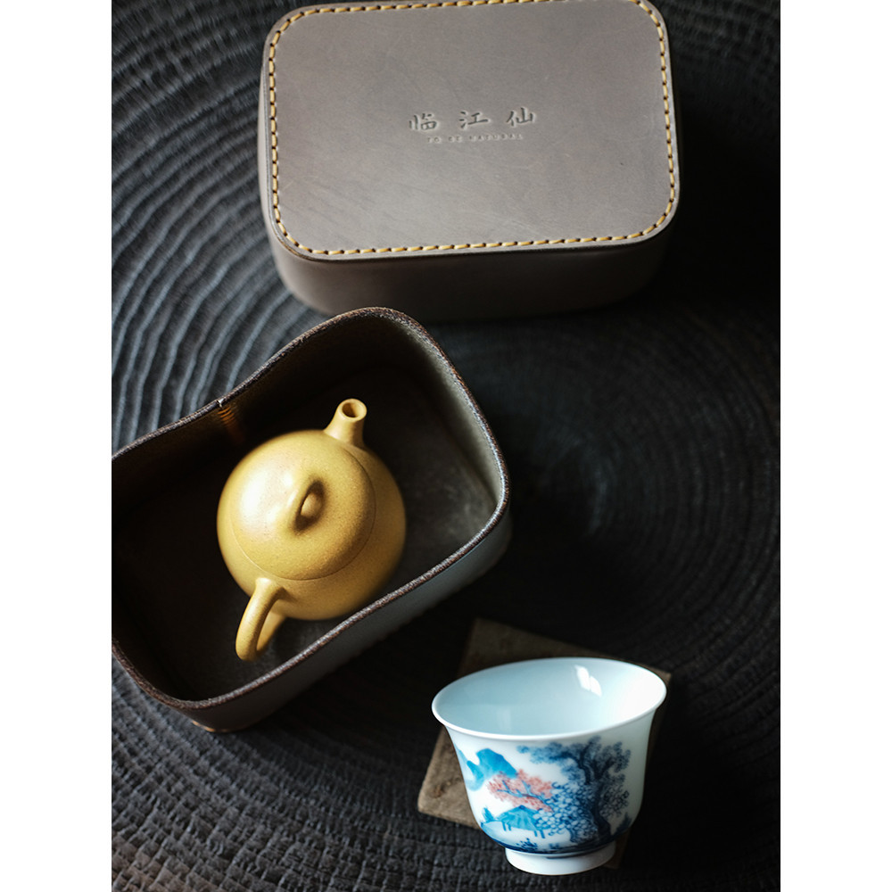 【收藏精品茶具】 手繪青花茶杯 陶瓷功夫茶具套組 紫砂壺