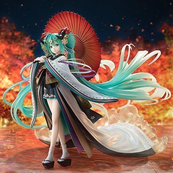 2WZB 初音未來手辦雪初音韶華古風中秋旗袍二次元潮玩模型擺件盲盒禮物