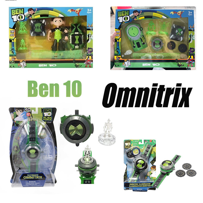 Omnitrix Protector of Earth Family Ben 10 手錶投影儀終極全向玩具可動人偶兒童玩